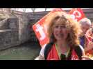 Toulouse : des grévistes abaissent le niveau du canal de Brienne de 30 cm contre la réforme des retraites