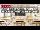 Officialisation de la carte scolaire pour la rentrée 2023 dans l'Aube