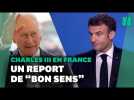 Macron s'explique sur le report de la visite de Charles III en France