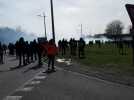 Calais : gaz lacrymogène sur l'A16, jeudi 23 mars