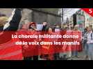 Albertville/Ugine: la chorale militante donne de la voix dans les manifs