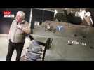 Jean Gabin fusilier marin dans les chars au musée de Catz