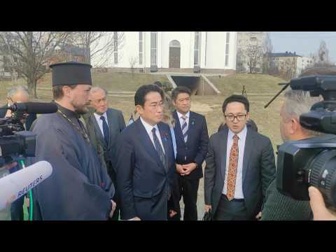 Japan PM Kishida visits Bucha as part of Ukraine visit