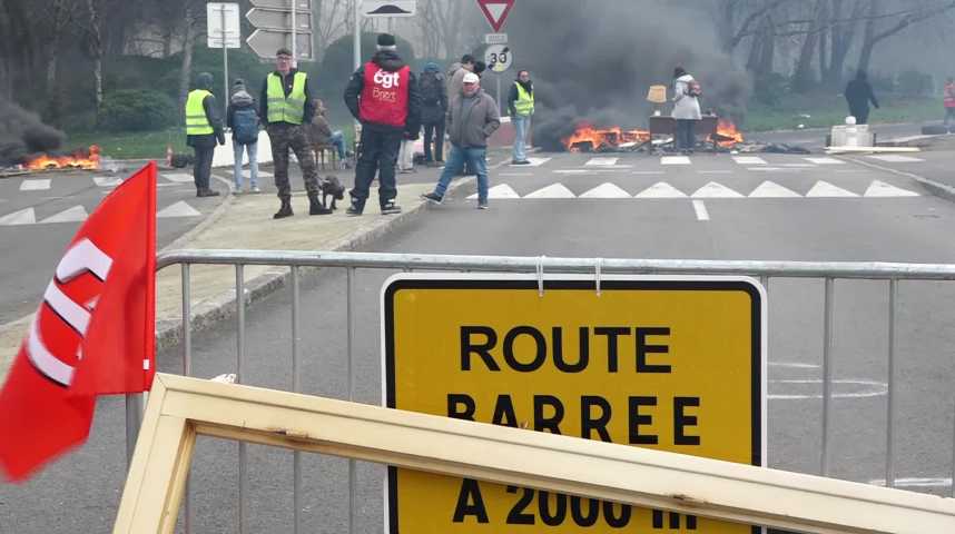 Thumbnail Brest : Blocage du centre de tri du Spernot