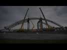 Avesnelles : le spectaculaire chantier du pont-rail