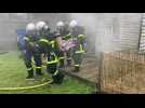 Stage de jeunes sapeurs-pompiers volontaires à Boulogne-sur-Mer