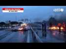 VIDEO. Reforme des retraites. Le pont de Saint-Nazaire bloqué en venant de Saint-Brevin