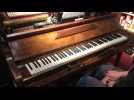 Démonstration d'un piano pneumatique