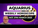 Aquarius Horoscope Weekly Astrology from 27th March 2023
