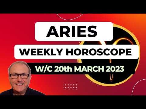Aries Horoscope Weekly Astrology from 20th March 2023