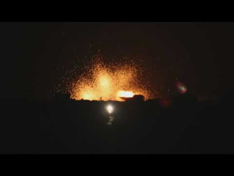 Russian airstrike on northwest Syria rebel base