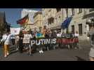 Manifestations anti-Poutine en Europe