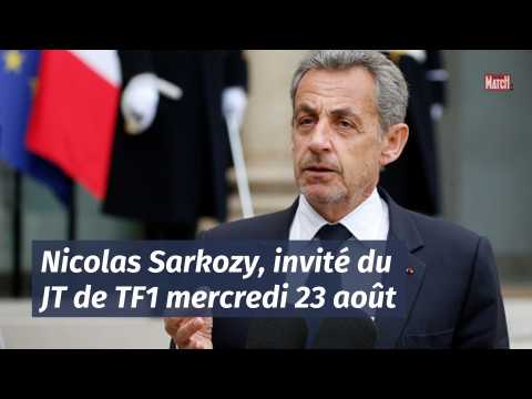 VIDEO : Nicolas Sarkozy, invit du JT de TF1 mercredi 23 aot