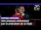 Mondial : Le président de la fédération espagnole critiqué pour avoir embrassé Hermoso sur la bouche