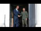 Ukraine's Zelensky welcomed to Athens by Greek Prime Minister Mitsotakis