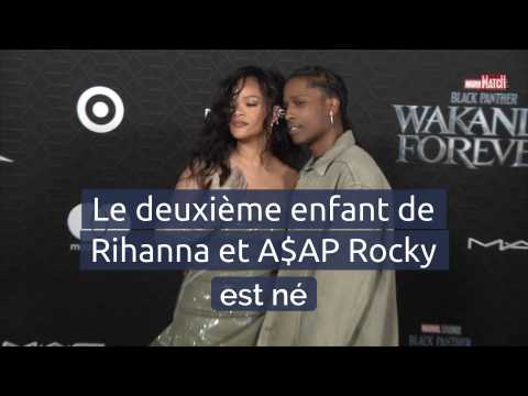 VIDEO : Le deuxime enfant de Rihanna et A$AP Rocky est n