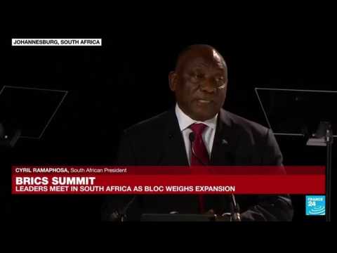 REPLAY: South African President Cyril Ramaphosa delivers speech at BRICS summit