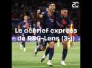 Ligue 1 : Le débrief express de PSG-Lens (3-1)