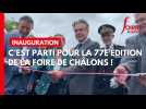 Le ministre de la Transition écologique Christophe Béchu a inauguré la 77e Foire de Châlons