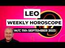 Leo Horoscope Weekly Astrology from 11th September 2023