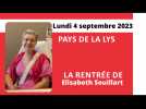 Aire-sur-la-Lys : la rentrée d'Elisabeth Souillart en vidéo (2/3)