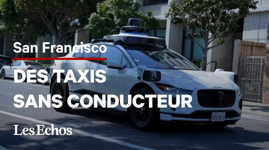 Illustration pour la vidéo Des taxis sans conducteur font leurs débuts à San Francisco