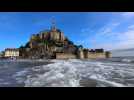 Grandes marées : quand le Mont-Saint-Michel redevient une île