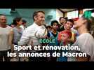 Terrains de sport, rénovation... Emmanuel Macron débloque des millions pour l'éducation