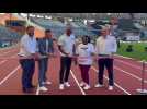 Asafa Powell a inauguré la nouvelle piste du stade Roi Baudouin