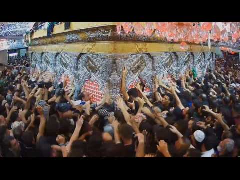 Shiite Muslim pilgrims gather around Imam Hussein Shrine to mark Arbaeen