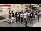 VIDÉO. Jeunes tués au sud d'Angers : avant l'ouverture du procès, 200 personnes à la marche blanche