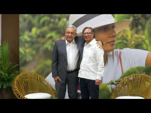 Colombian President Petro hosts Mexican counterpart AMLO in Cali