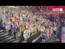 VIDEO. Coupe du monde de Rugby : les Bleus font chavirer le Palais des sports de Caen