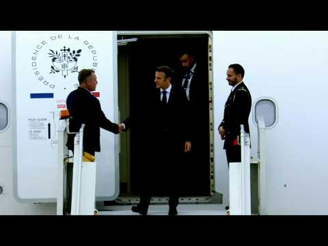 France's Macron arrives in India for G20 summit