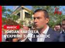 Jordan Bardella s'exprime sur le séisme au Maroc