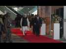 Leaders arrive for the BRICS open plenary session in South Africa
