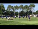 Rugby entraînement XV de France mercredi 23 août avant France - Australie, Capbreton