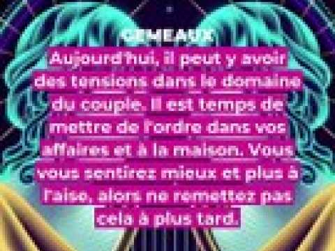 Horoscope du jour du jeudi 24 août 2023