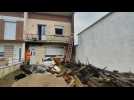 Le compteur électrique d'une maison a été touché par la foudre, rue du Stade à Beuvry