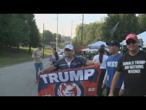 US: Trump supporters gather outside jail as former president's surrender looms