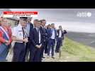 VIDÉO. Le ministre Gérald Darmanin découvre l'hélicoptère bombardier d'eau du Finistère