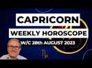 Capricorn Horoscope Weekly Astrology from 28th August 2023
