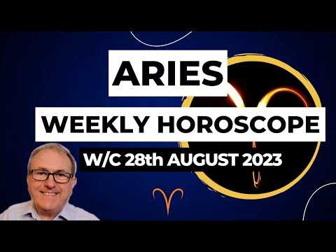 Aries Horoscope Weekly Astrology from 28th August 2023