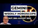 Gemini Horoscope Weekly Astrology from 28th August 2023