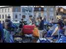 Militants et migrants se mobilisent contre la décision du gouvernement belge en matière d'asile