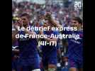 Rugby : Le débrief express de France-Australie (41-17)