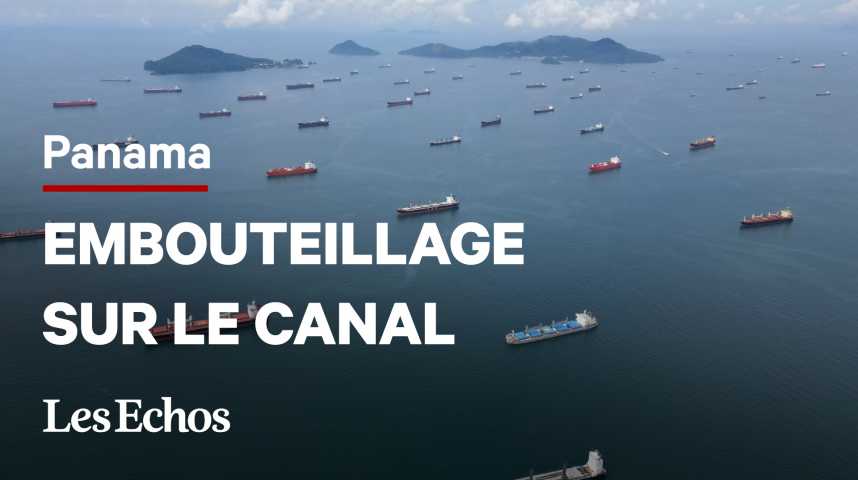 Illustration pour la vidéo Pourquoi des centaines de navires patientent à l’entrée du canal de Panama