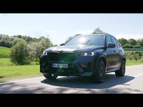 The new BMW X5M Competition Driving Video