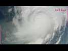 Images satellites de l'ouragan Idalia vu depuis la Station spatiale internationale