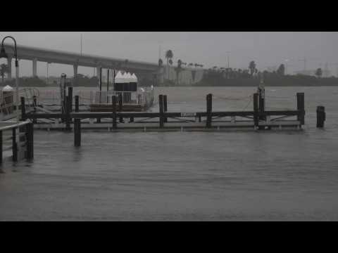 Images of Hurricane Idalia's landfall in Clearwater, Florida